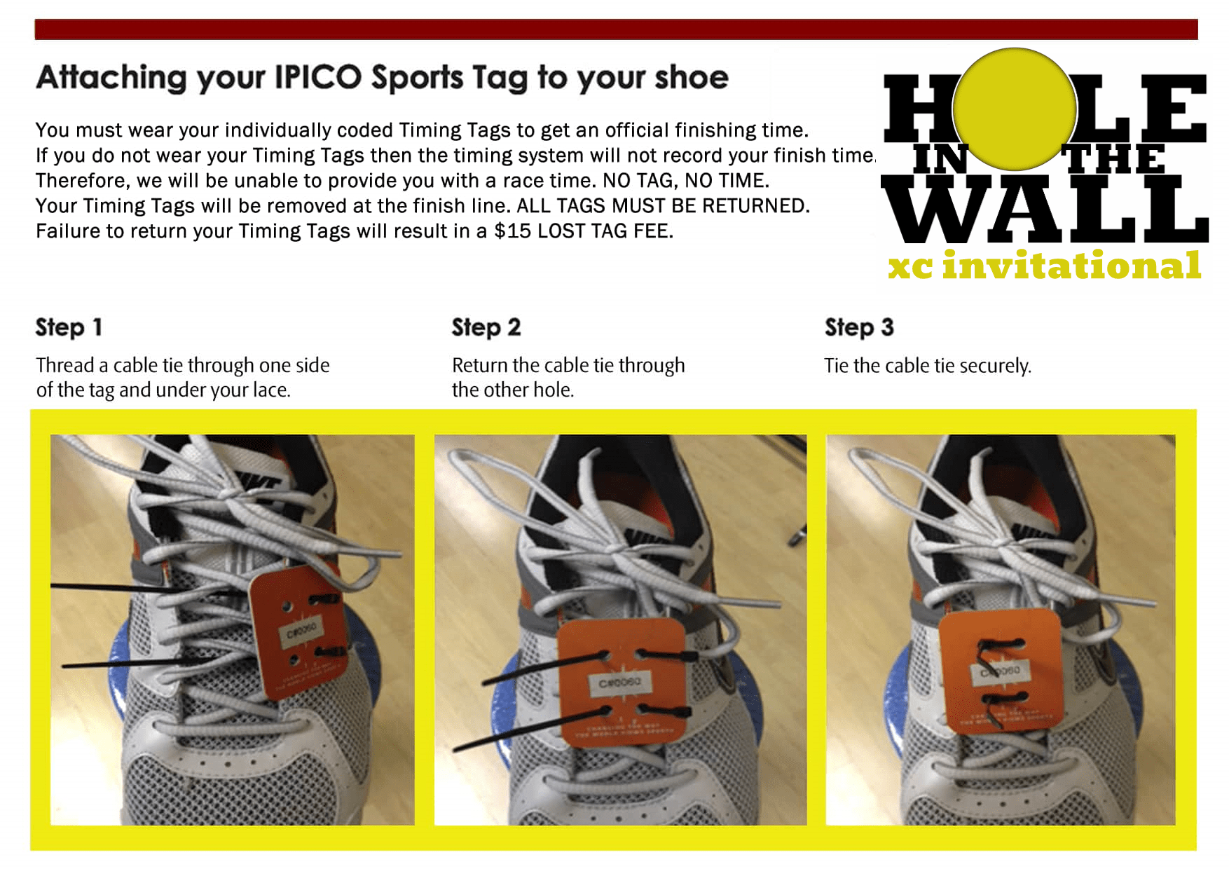 Shoe Tag Attachement Instructions